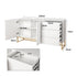 Levede Buffet Sideboard Storage Cabinet White-1864183281268953090
