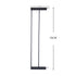 Levede Baby Safety Gate Adjustable Pet Black 10cm Extension-1864183161085366274
