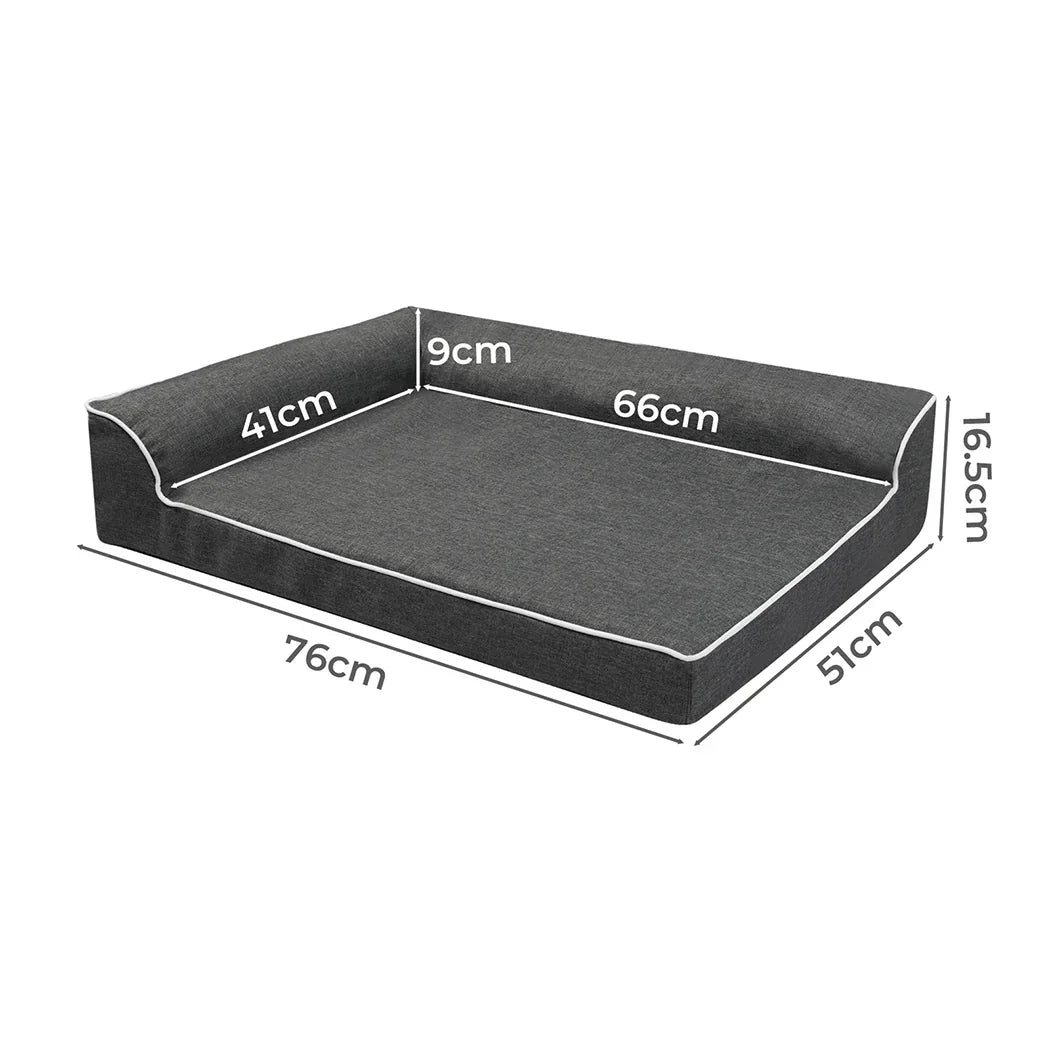 Pawz Orthopedic Dog Bed M Grey-2018816757749387266
