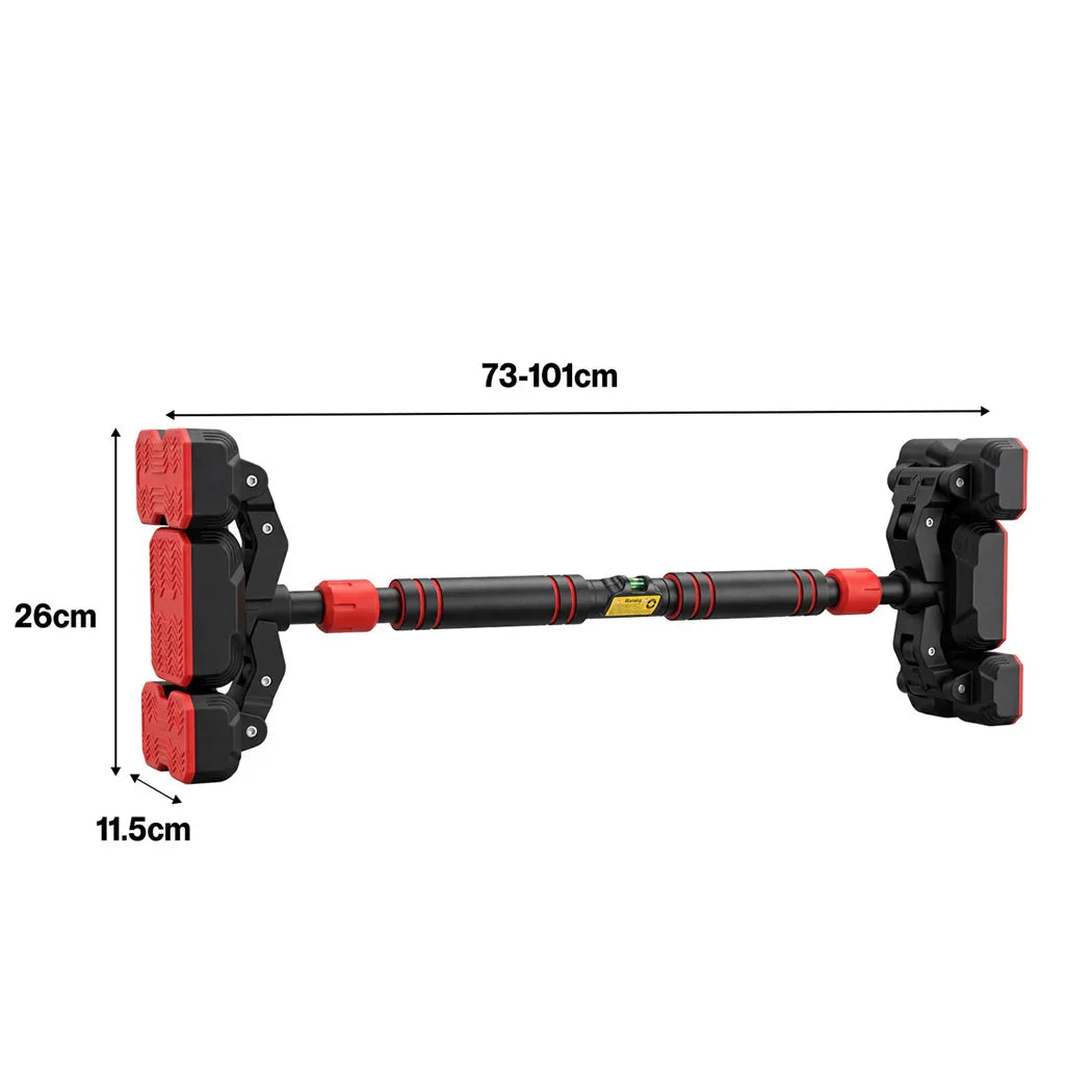 Centra Doorway Pull Up Bar 73-101cm Adjustable Push Up Bar Exercise Home Gym-2050056790372126722