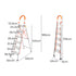 Traderight 6 Step Ladder Folding Aluminium-1864184280054370306
