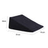 2x Cool Gel Memory Foam Bed Wedge Pillow Black 25x2-1864183527403294722