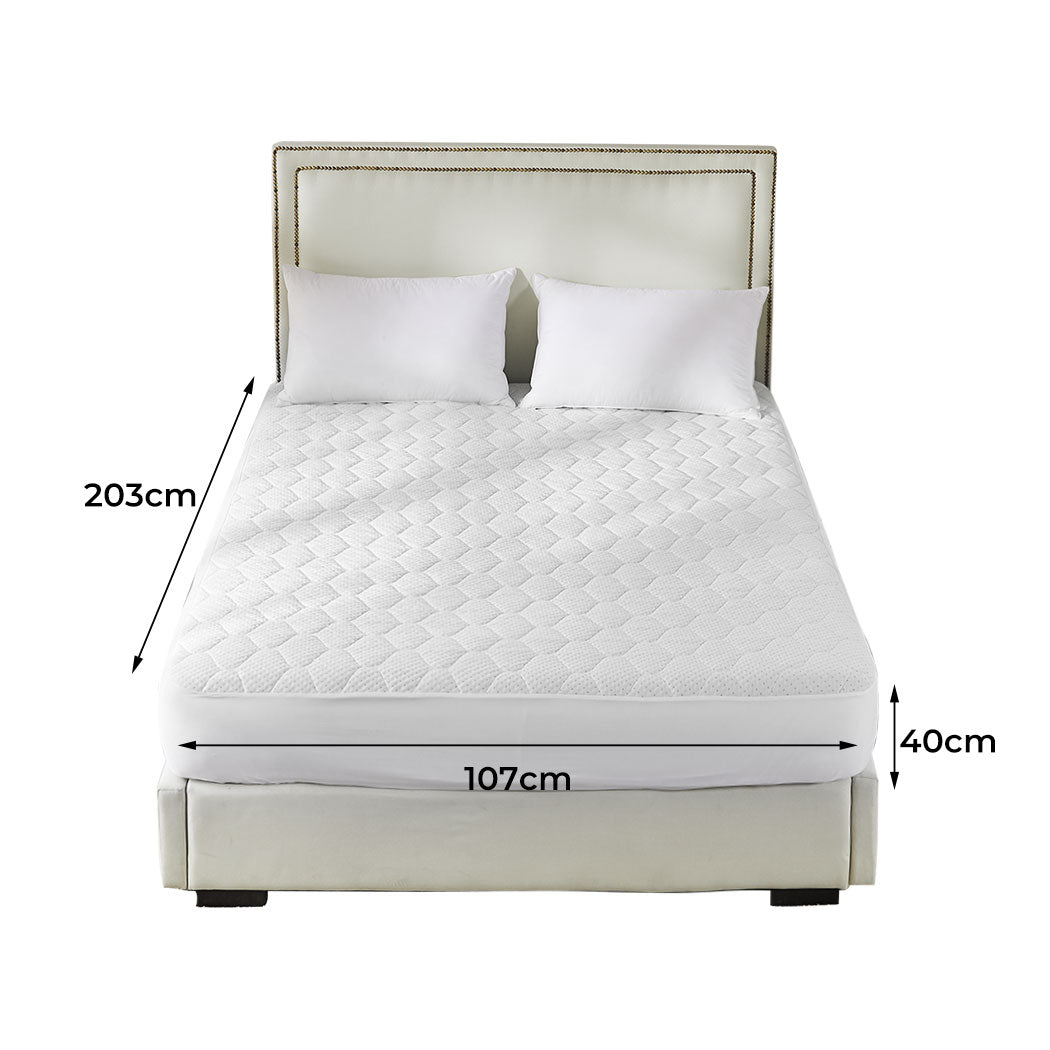 Dreamz Mattress Protector Topper Bamboo King Single-2006733085995044866