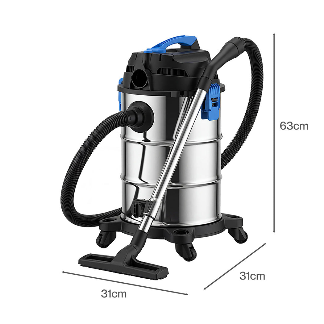 Spector 30L Wet Dry Vacuum Cleaner Blower Car Home Carpet Cleaning Portable-2050059018843590658