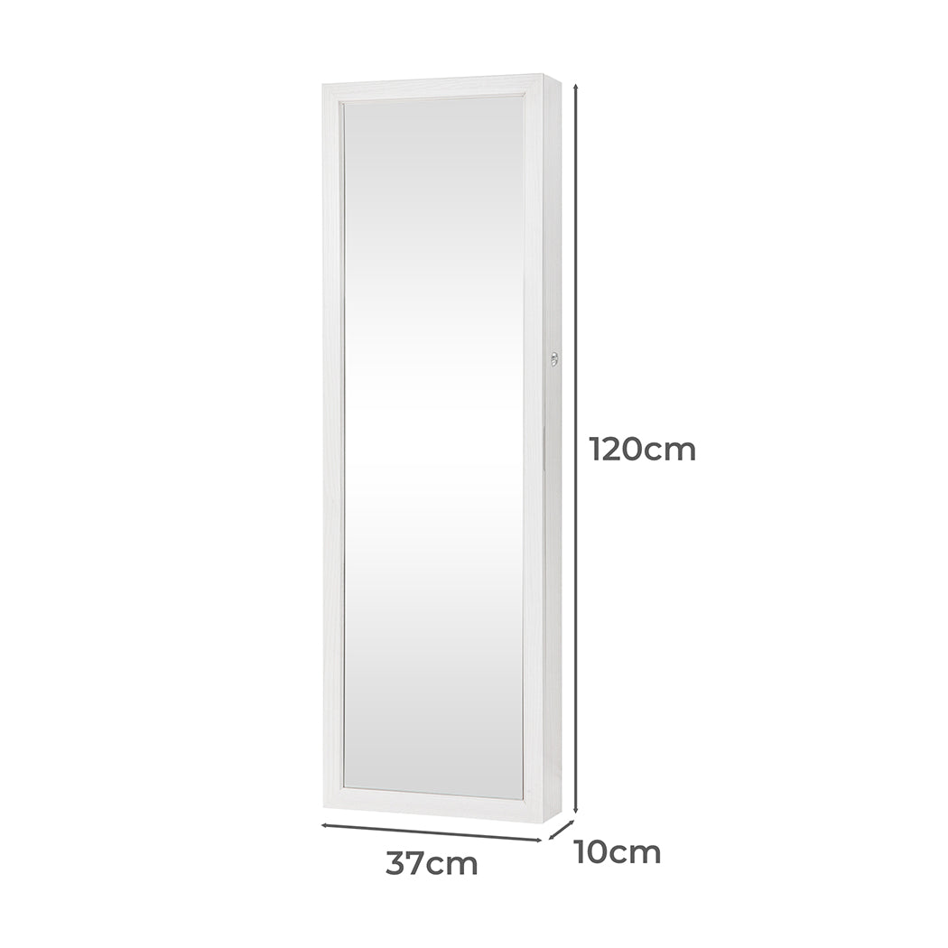 Levede Mirror Jewellery Cabinet LED-1864184304687517698