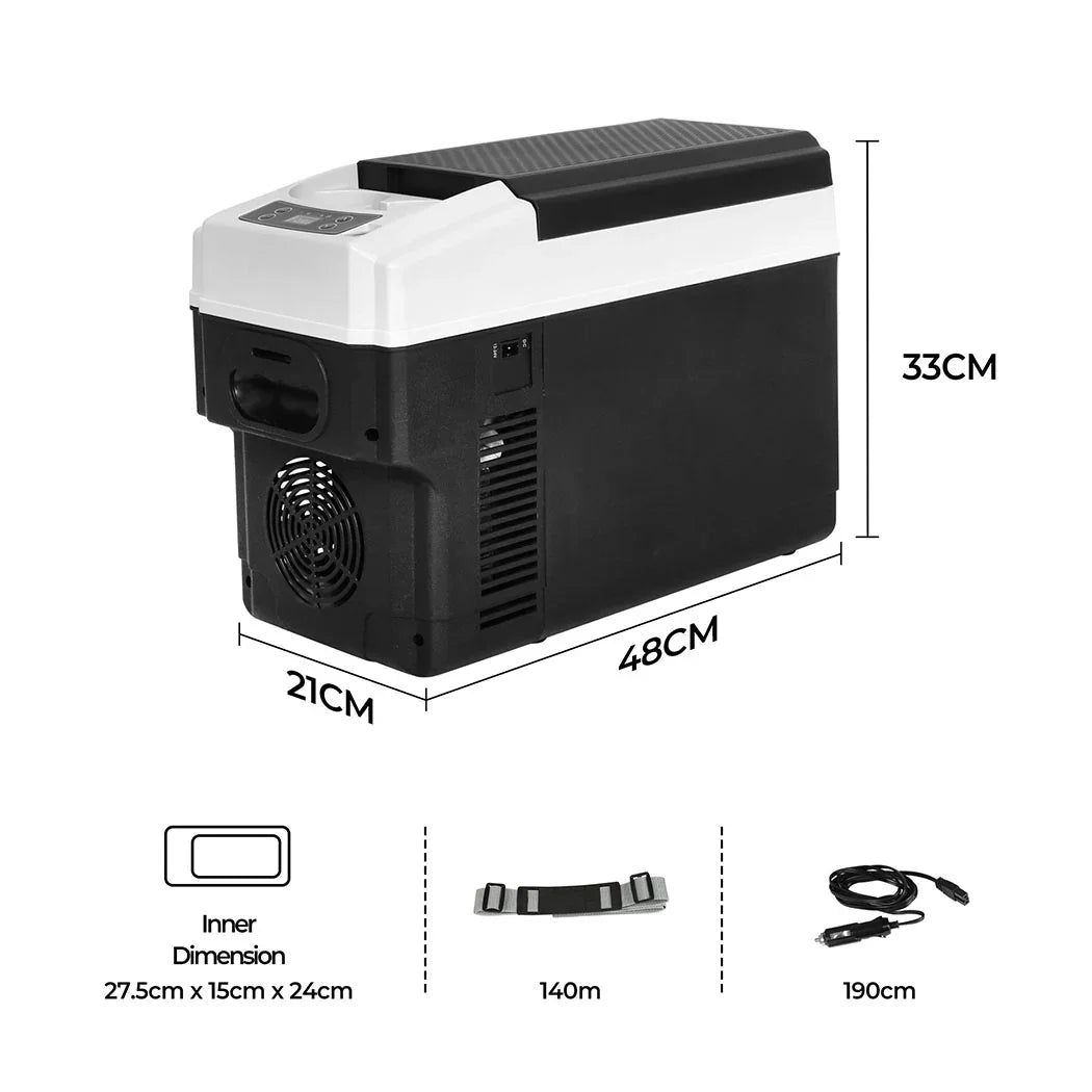 Spector Portable Car Fridge 12V Mini Refrigerator Freezer Camping Travel Cooler-2006732856738582530