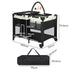 BoPeep Baby Cot Bed Crib Portable Bassinet Black-2006733207525003266