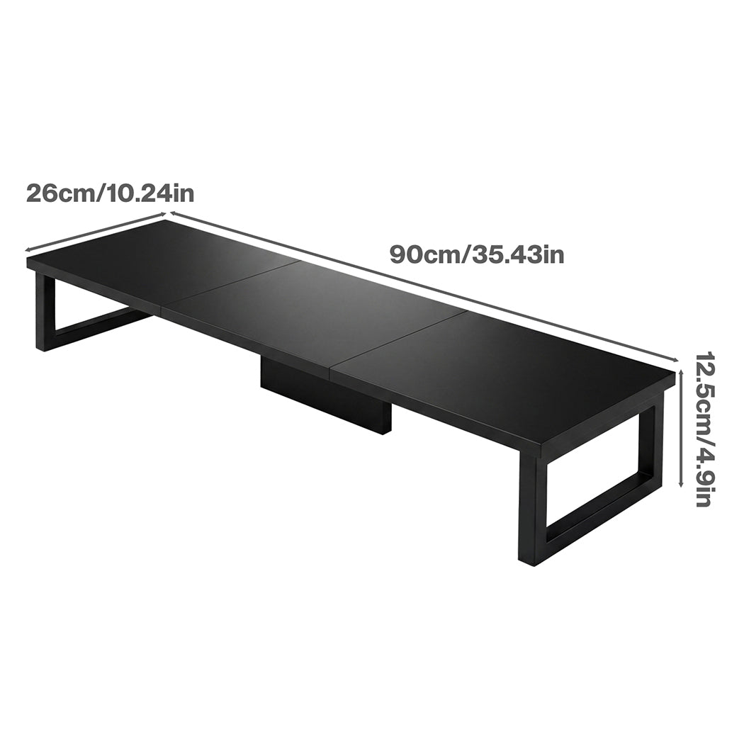 Levede Monitor Stand Dual Screen Riser Computer Monitor Stand Desk Organiser-2072893559429795842