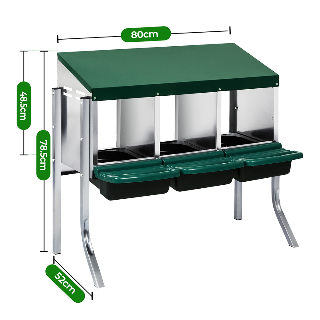 Pawz Chicken Hen Coop Hutch-1894516792127262722