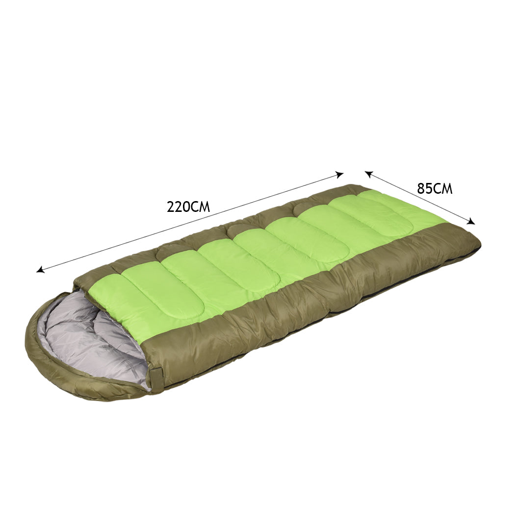 Mountview Sleeping Bag Outdoor Camping Green-1894516812897456130