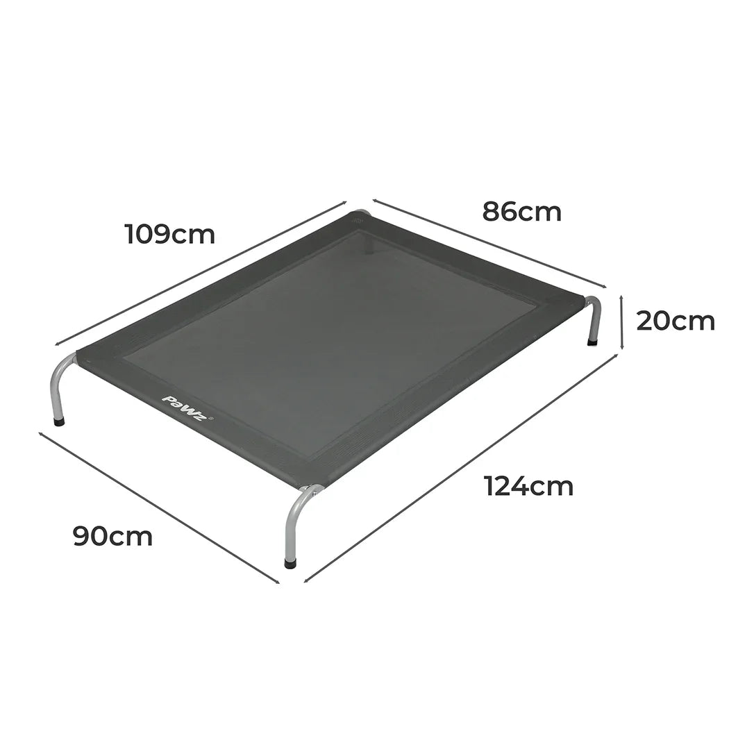 PaWz Elevated Trampoline Pet Bed Dog XL Grey X-Large-2018816731056836610
