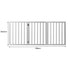 Wooden Pet Gate Dog Fence Retractable White 2000x 3MM-2018816780570595330