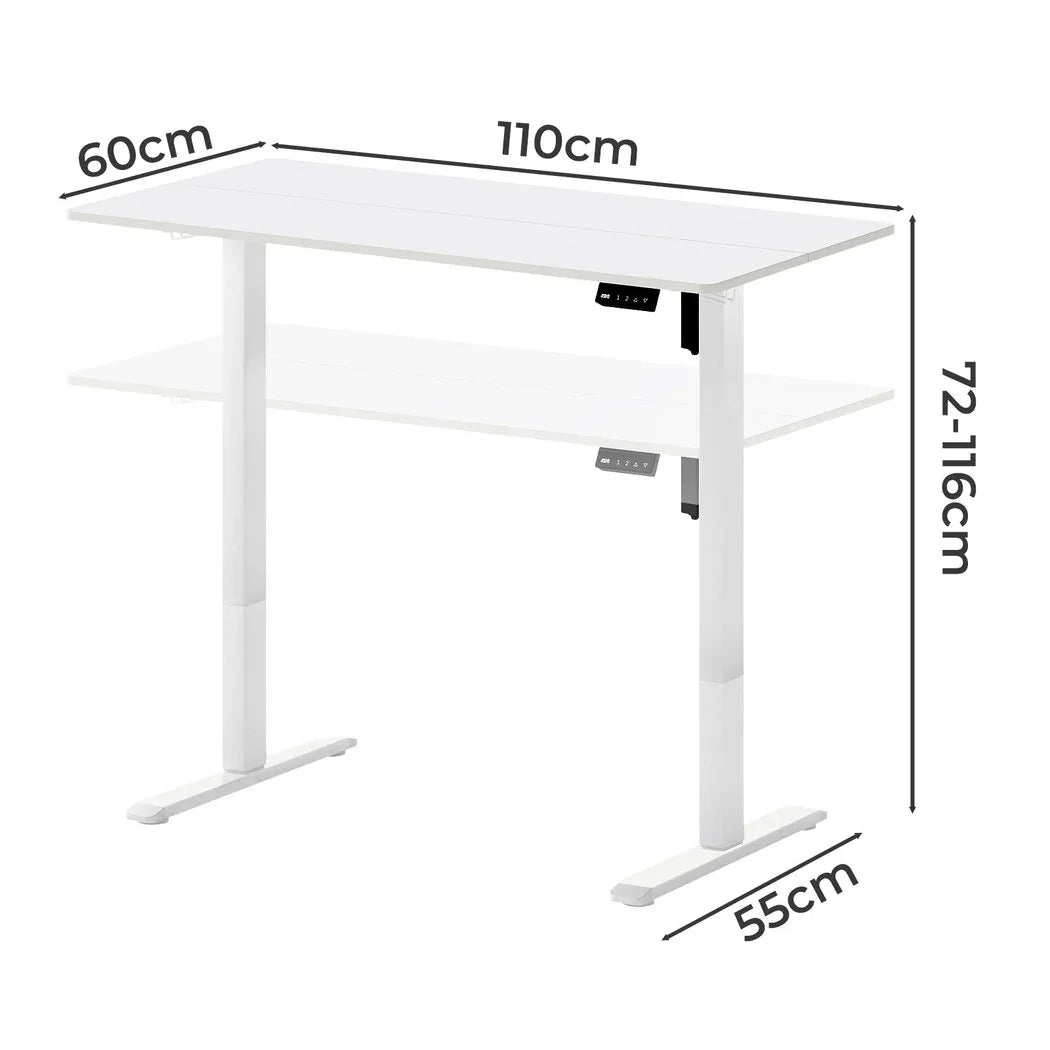 Levede Electric Standing Desk Height Adjustable 110cm-2050056894869016578