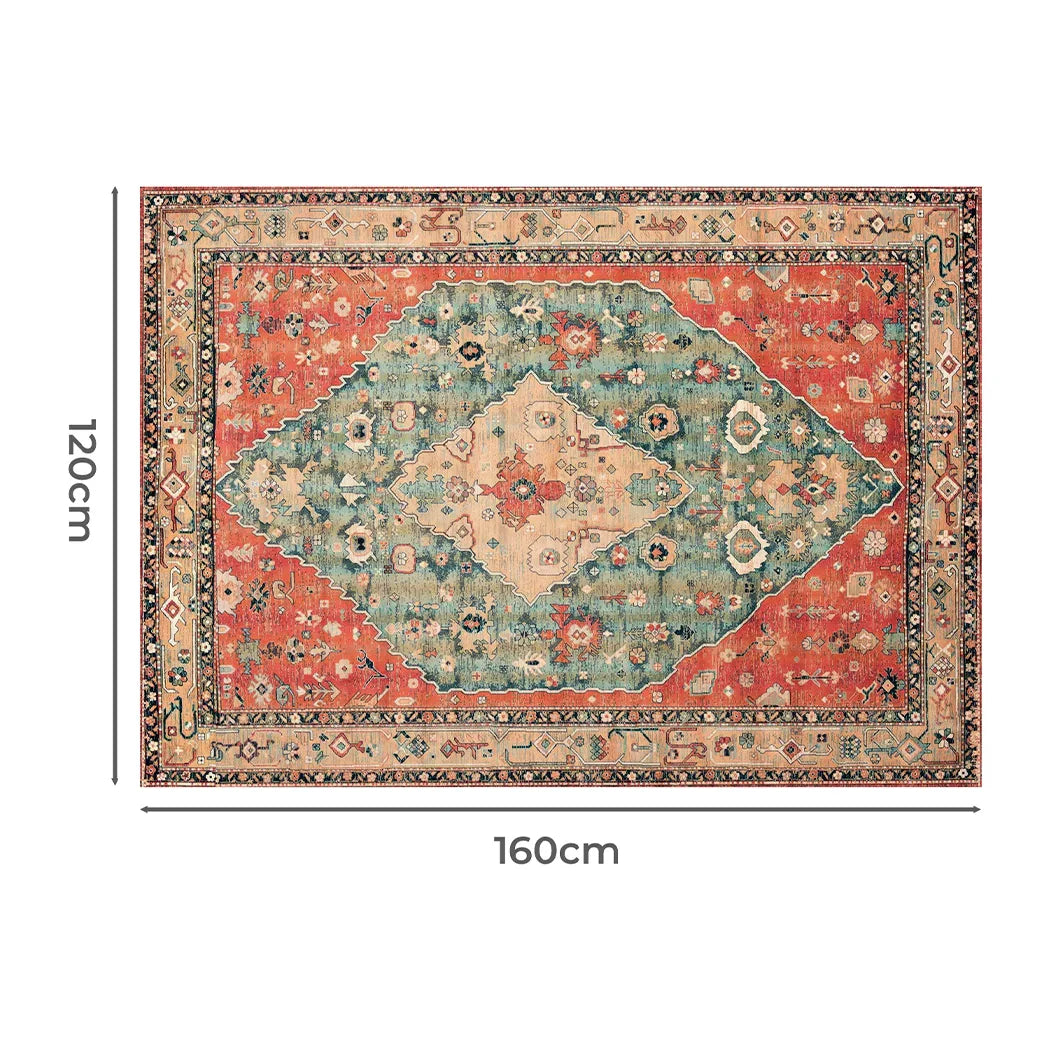Marlow Floor Rug Vintage Polyester Washable Area Rugs-2050056914552885250