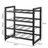 Levede Wine Rack 16 Bottle 4-Tier Metal Display Storage Organizer Adjustable Bar-2061251872504811522