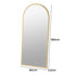 Yezi Floor Mirror Full Length Mirrors 1.8M Gold White-2006733284486287362