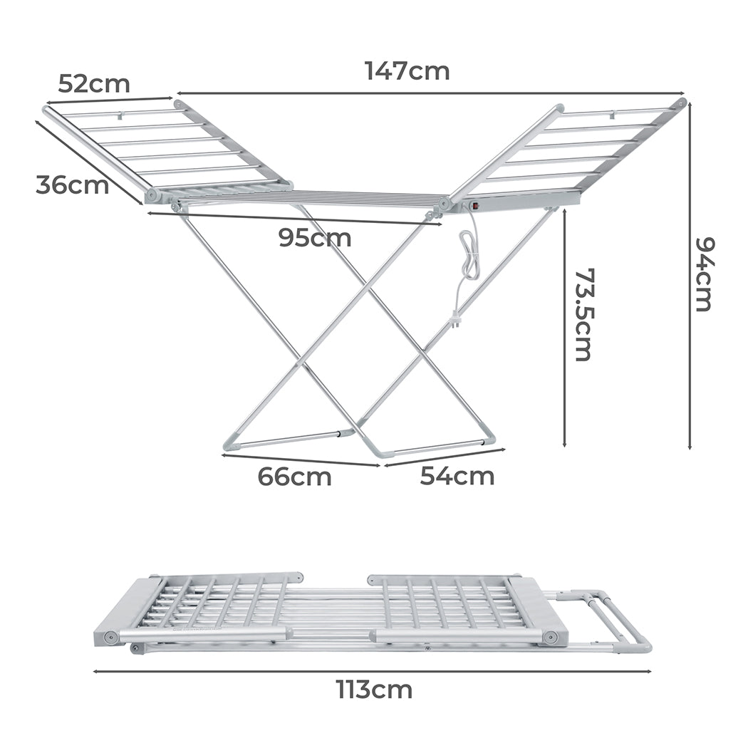 Levede Dryer Electric Heated Rack Airer Folding