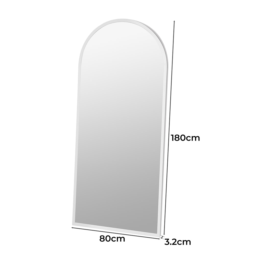 Yezi Floor Mirror Full Length Mirrors 1.8M White-1910112986803081218