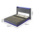 Levede King Bed Frame Gas Lift Storage LED Light USB-2006733381597007874