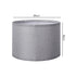 Emitto Lamp Shade 4pc Linen Drum E26 E27 with E14 Rings for Home Decor Grey-2109799596530798595