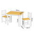Bopeep Kids Table and Chairs Set Wooden 3PCS Study Play-1919278356839403522