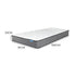 Dreamz Spring Mattress Pocket Bed Top Single-2006733092101951490