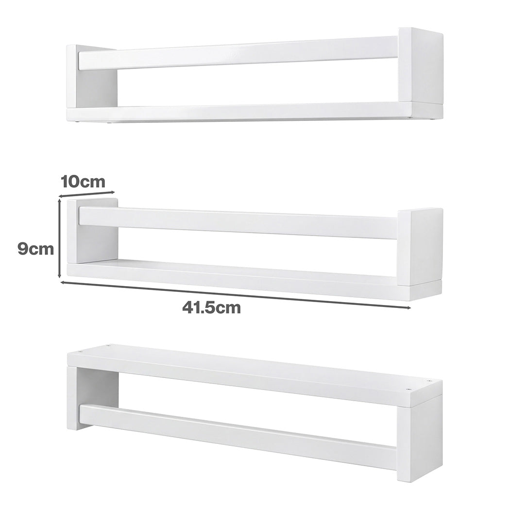 Levede Book Shelves Floating Kids Nursery 3 Pcs  Display Wall Shelves Bedroom-2061251868356644866