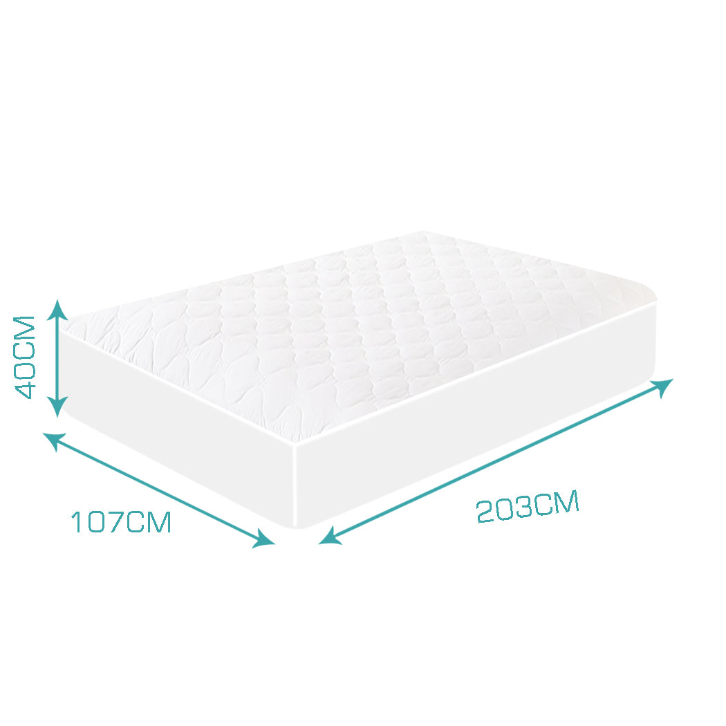 DreamZ Fitted Waterproof Bed Mattress Protector King Single-2029387256439115778