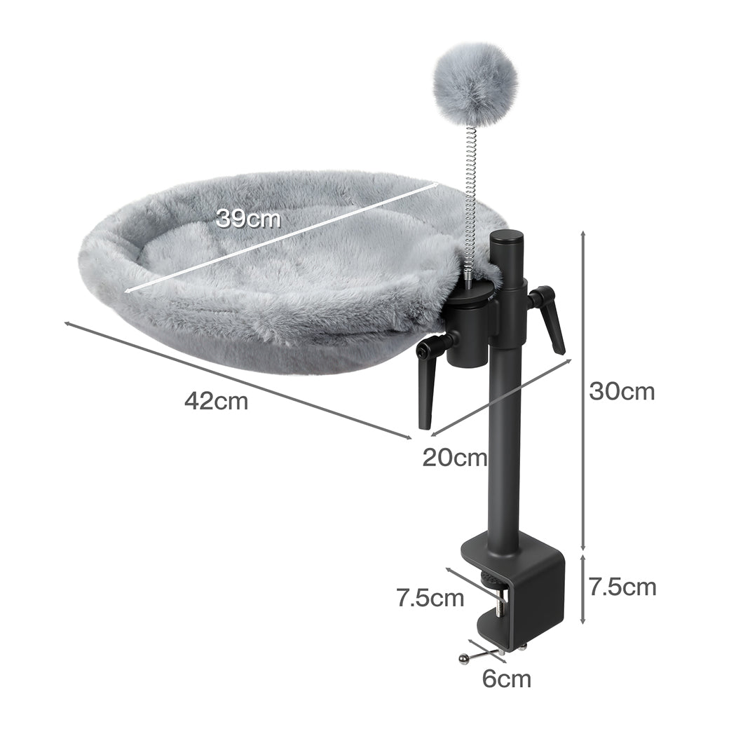 Pawz Cat Bed Hammock 360� Rotatable Adjustable Sinking Washable Hanging Soft-2050056783824818178