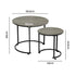 Levede Round Nesting Table Coffee Table Wood Side Table-2006732776656736258