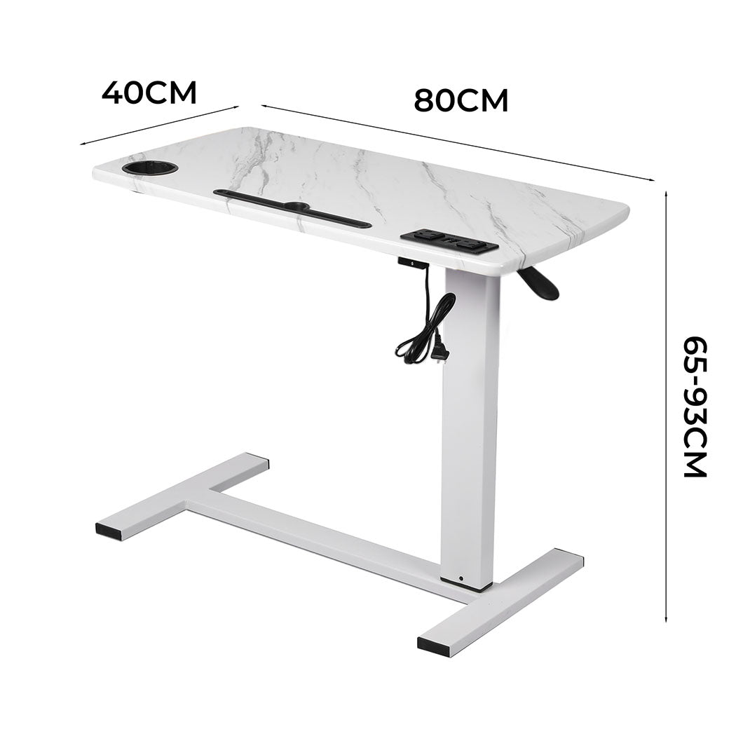 Levede Standing Desk Height Adjustable White-1864183343696973826