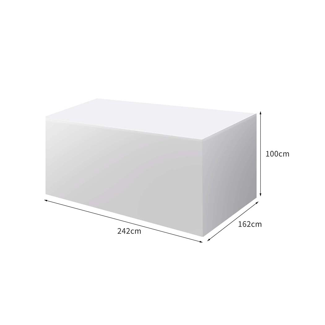 Marlow Outdoor Furniture Cover Waterproof Silver 30cm Extension