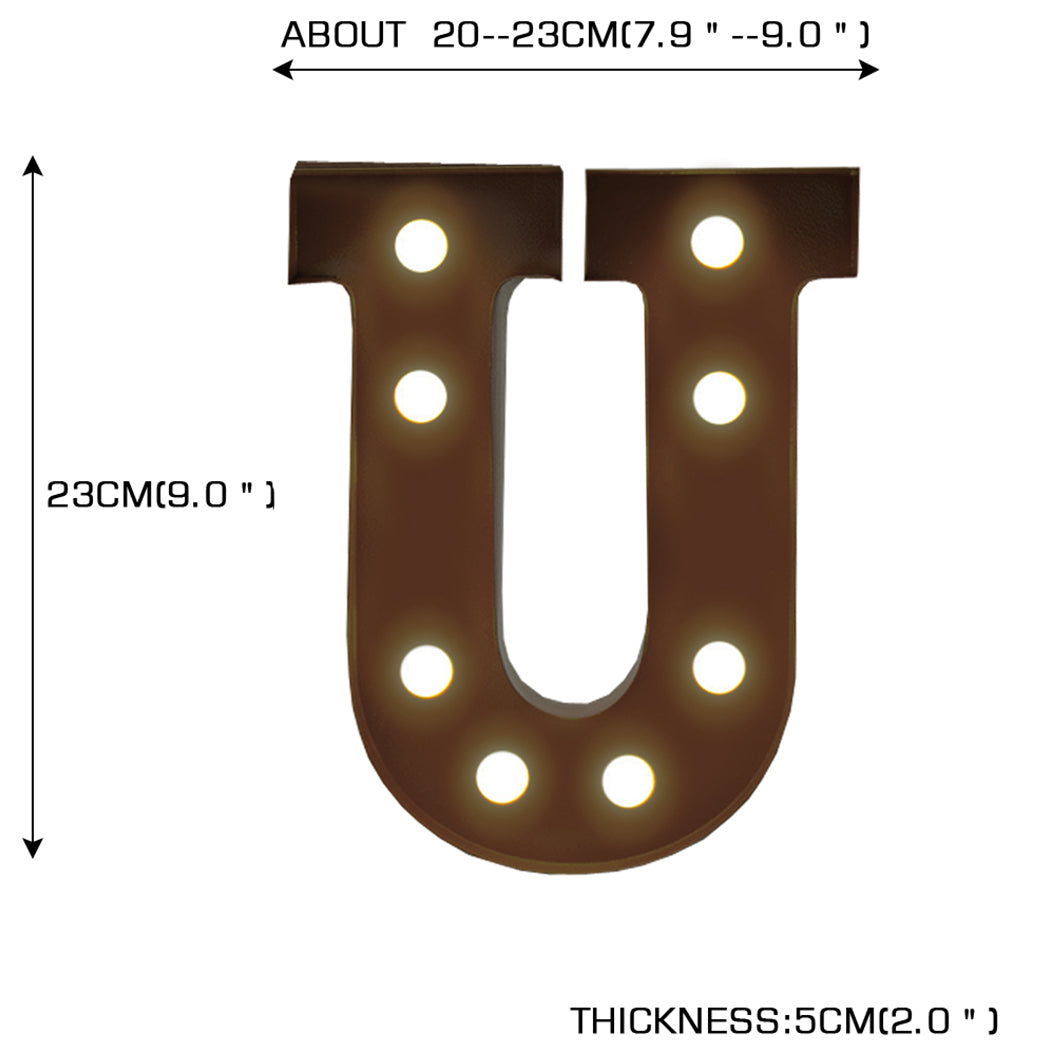 LED Metal Letter Lights Free Standing-1942353641264517122