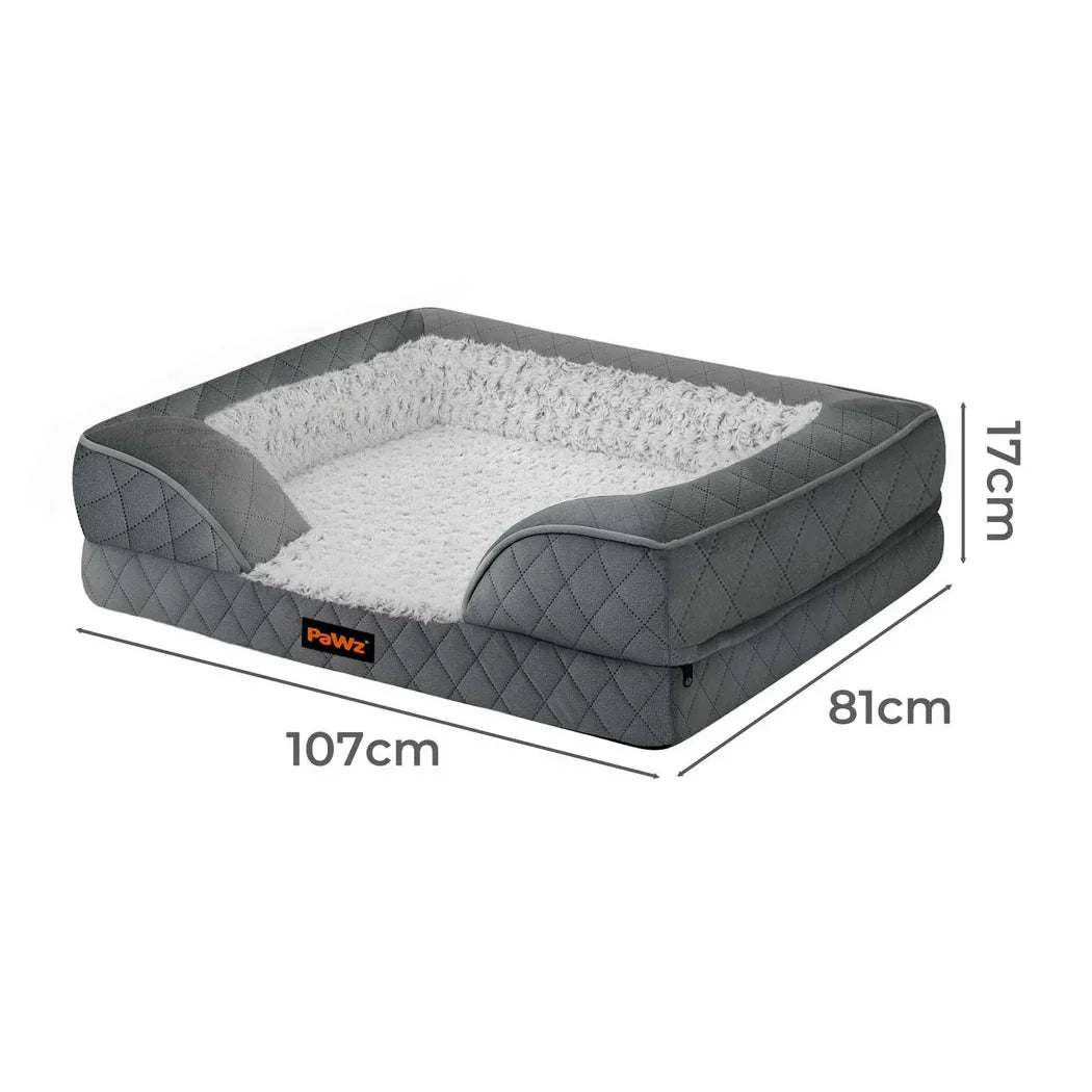 Pawz Orthopedic Memory Foam Pet Bed Dog Washable Mat-2006733392577695746