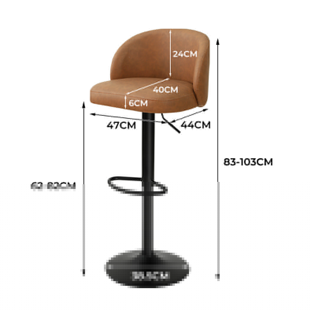 Levede Rolling  Bar Stool-1910112232310706178