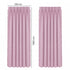 Marlow Blackout Curtains Pink 2 Panels Thermal Insulated Pom Pom 132cm x 160cm-2072893563976421378