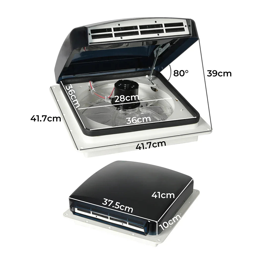 Manan Caravan Roof Vent 12V Hatch Air-2006733248465604610