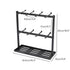 Levede Mug Rack 2 Tier 16 Hook Metal Coffee Cup Holder Stand Organizer Kitchen-2072893556690915330