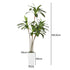 Lambu Artificial Dracaena Tree Lifelike Fake Leaves Artificial Plants Indoors-2050056792347643906