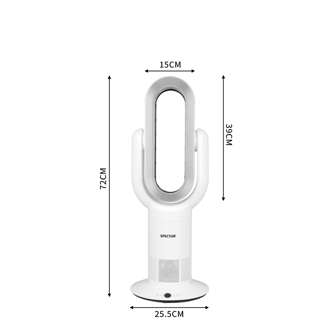 Spector Bladeless Fan Electric Cooler Silver-1864183547120717826