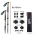 Mountview 2 Pcs Hiking Trekking Poles Walking Stick Adjustable Lightweight Black-2050059022798819330