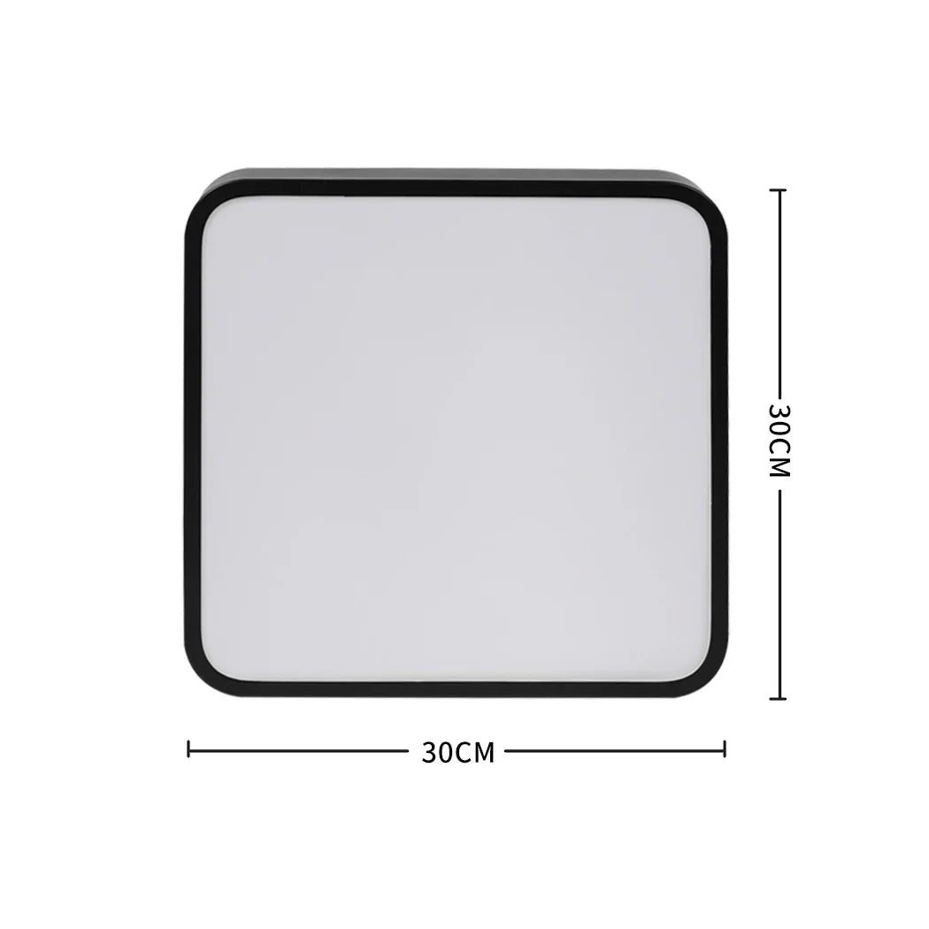EMITTO 3-Colour Ultra-Thin 5CM LED Ceiling 36W Black-2029387270838161410