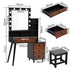 Levede Dressing Table Stool Set-2029387202215153666
