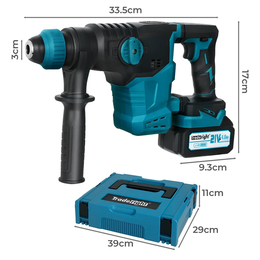 Traderight  21V Cordless Rotary Hammer Drill Tool Set-2050056915601461250