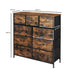 Levede Storage Cabinet Tower Chest Brown Fold-2018816894743744514