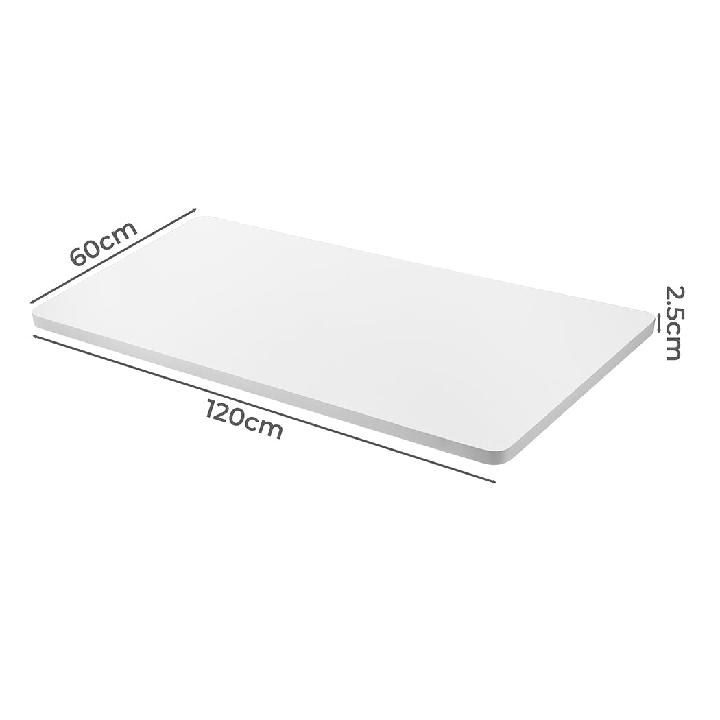 Levede Desktop For Motorised Adjustable White 120X60CM (Desktop Only)-1927582210181959682