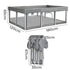 Bopeep Kids Playpen Foldable 120X180-1937319796702056450