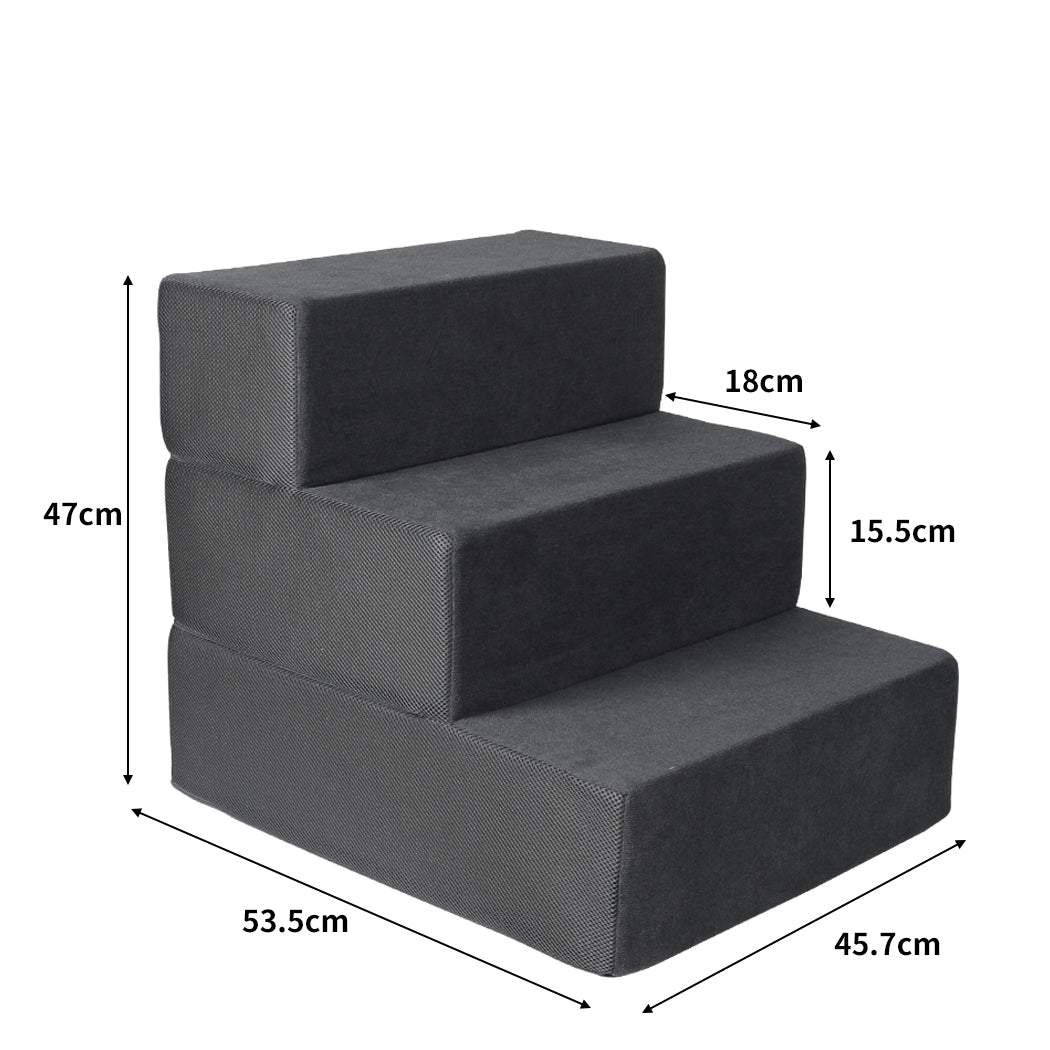 PaWz Multi-steps Dog Ramps For High Double 9KG-2018816787419893762