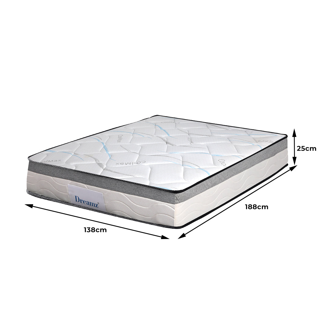 Dreamz Spring Mattress Bed Pocket Tight Double-2018816915375525890