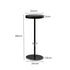 Side Table Round Tabletop Small Lightweight-1910112200450772994